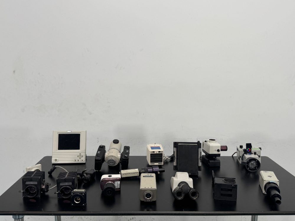 Image of Lot Of Microscope Parts and Accessories